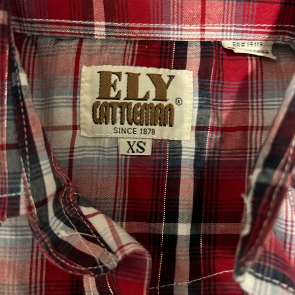 Boys short sleeved pearl snap - Picture 3 of 3